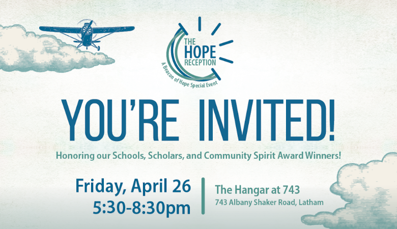 Join us for The Hope Reception on April 26