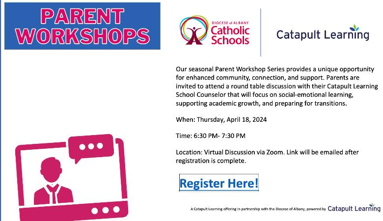 Parent Workshop via Zoom