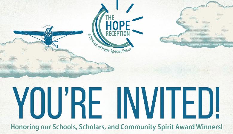 April 26 Hope Reception to Benefit Scholarship Fund