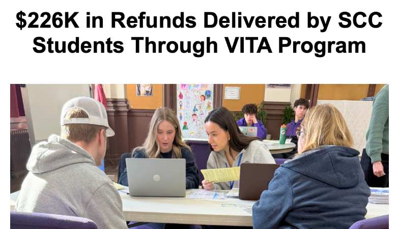 SCC students deliver $226K in refunds through VITA