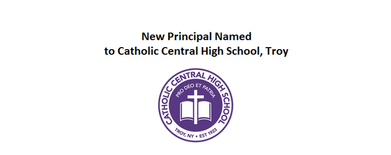 New Principal Named to Catholic Central High School, Troy